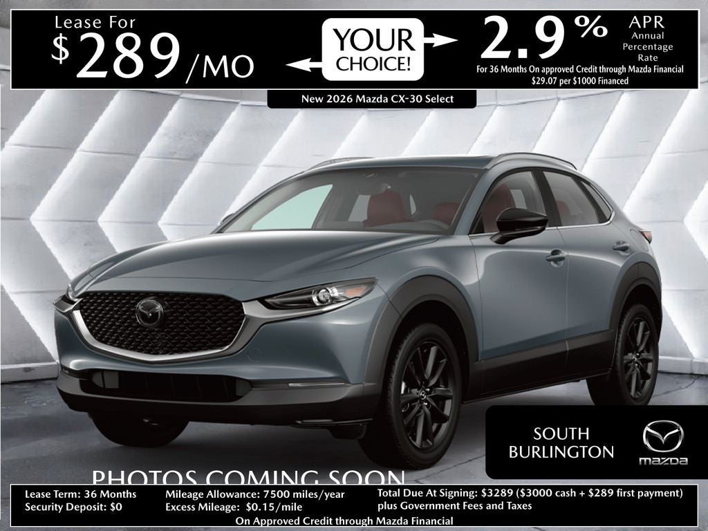 2026 Mazda Mazda CX-30 2.5 S Select Sport AWD