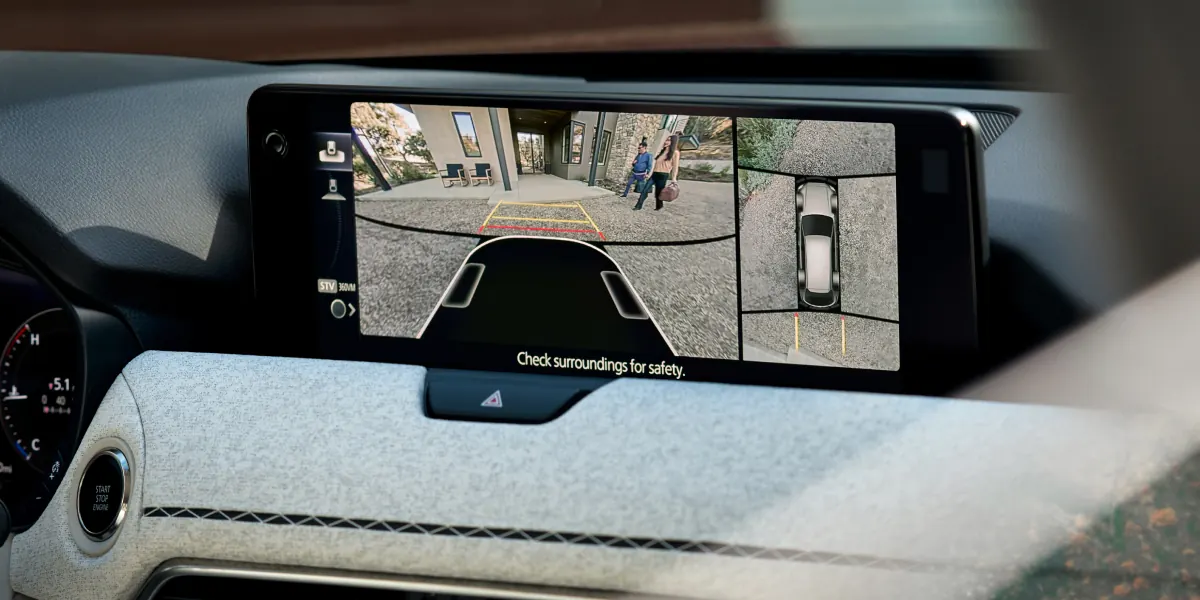 2027 Mazda CX-90 360° View Monitor on the center display | South Burlington Mazda in South Burlington VT